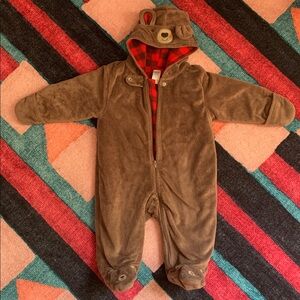 Carter's Brown Bear Baby Onesie